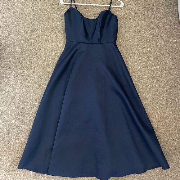 Blue Alfred Sung Formal Dress - Picture 1 of 3